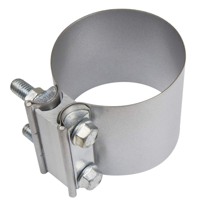 Roadformer 2.5" Butt Joint Exhaust Band Clamp - Aluminized Steel for 2.5" OD Exhaust Pipe, Muffler, Elbow and Exhaust Tubing Connection - Image 1